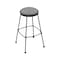 Holland Bar Stool Co 30" Stationary Bar Stool, Black Wrinkle, Graph Seat 303030BW020 - alternate 1